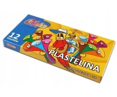 Plastilinas 12 spalvų - Alfa Pastello