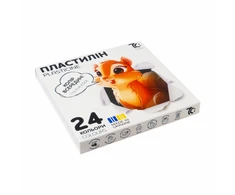 Plastilinas 7C 24 spalvos/8g