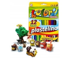 Plastilinas Penmate, 12 spalvų