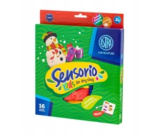 Plastilinas Sensorio Kids Astra, 16 spalvų