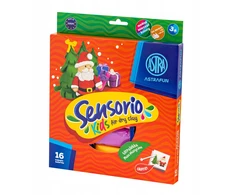 Plastilinas Sensorio Kids Astra, 16 spalvų