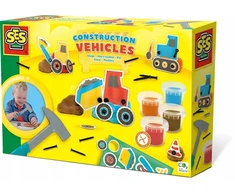 Plastilinas su ekskavatoriais + SES Creative plaktukas