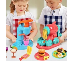 Plastilino mašina su formomis Plastikinis molio kūrybinis žaislas 51 in1