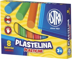 Plastilino rinkinys Astra, 8 spalvos