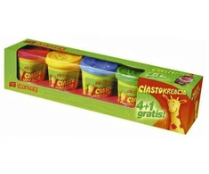 Plastilino rinkinys EASY Creative 4 spalvos + 1 papildoma (140 g)
