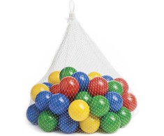 Paradiso Toys Plastmasiniai žaidimo kamuoliukai BATH BALLS, įvairių spalvų, 50 vnt
