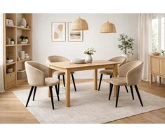 Platan Sofa moderni KĖDĖ, VALGOMO FOTOKAS, Svetainė MILAN aksomas CAPPUCINO smėlio spalvos SUPER