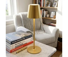 Platinet Naktinė lempa LAMPA STOJĄCA BIURKOWA WODOODPORNA DOTYKOWA 4000 MAH ZŁOTA