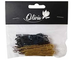 OLIVIA Plaukų sąsagos U formos 5cm 100 vnt.