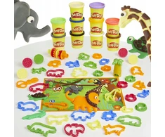 PLAY-DOH CASTRY RINKINYS ANIMALS ADVENTURE 10 VAMZDŽIŲ 45 PRIEDAI