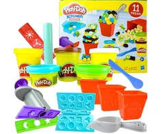 PLAY-DOH CASTRY VIRTUVĖS KŪRINIAI GAMINAME SPALVINGUS BALDINIUS 5 VAT. F7397