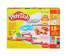 Play-doh "mano Veterinaras" rinkinys su 8 spalvų mase