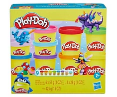 Play-Doh Play-Doh 9 spalvų vamzdžių rinkinys Hasbro F7965