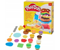 Play-Doh Set Kitchen Creations Playdough Hamburger 8 vamzdeliai