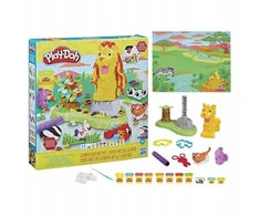 PLAY-DOH žaidimų tešla Liūtas ir džiunglių draugai Hasbro F7221