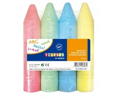 Playbox DIY Didelė spalvota šaligatvio kreida dažymui, 4 vnt. 3+