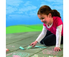 Playbox DIY Didelė spalvota šaligatvio kreida dažymui, 4 vnt. 3+