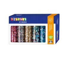 Playbox DIY Glitter klijai su konfeti blizgučiais 6 spalvos x 110 g