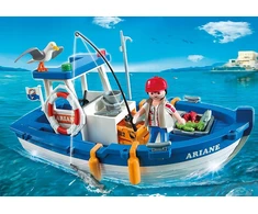 PLAYMOBIL 5131 Žvejybos valtis, žvejų valtis