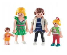 PLAYMOBIL 6530 Šeima mama tėtis dviejų vaikų namas miestas Hauser