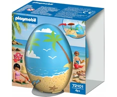 PLAYMOBIL - Žaislinis kiaušinis: atostogos paplūdimyje (72101)
