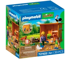 PLAYMOBIL 72168 Kiaušinių rinkimas vištidėje, lapė, Kaimo ūkis, 39 dalys, nuo 4 metų