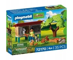 PLAYMOBIL 72170 Triušio narvas ir priedai, Kaimo ūkis, 35 dalys, nuo 4 metų