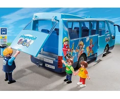 PLAYMOBIL 9117 Mokyklinio autobuso vaikų kelionės autobusų stotelė