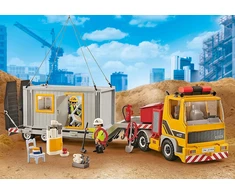 Playmobil City Action 9898 Žemalovė puspriekabė su konteineriu