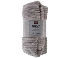 Fotelis Home4You Pledas FREYA, šviesiai pilkas