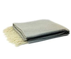 Pledas NOSTRA ANDORA, pilkos sp., 140 x 200 cm, 10% kašmyro, 90% merino vilnos, 245 g/m2