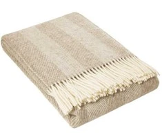 Pledas NOSTRA BOUCLE, pilkos sp., 140 x 200 cm, 80% vilnos, 20% poliesterio, 350 g/m2