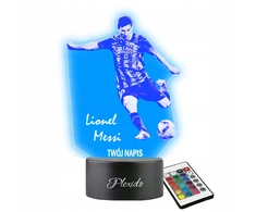 Plexido 3D LED naktinė lempa Lionel Leo Messi futbolo žaidėjas