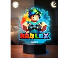 Plexido 3D LED naktinis apšvietimas Roblox Dovana vaikams Linksmas žaidimas su jūsų vardu