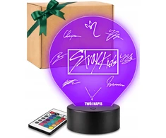 Plexido Lampka LED 3D Stray Kids K-Pop Personalizowana su Imieniem Prezent
