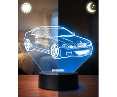 Plexido Lampka Nocna 3D LED BMW E46 Coupe Samochód Prezent