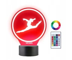 Plexido Lampka Nocna 3D LED Lekkoatleta Gimnastyczka
