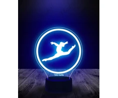 Plexido Lampka Nocna 3D LED Lekkoatleta Gimnastyczka
