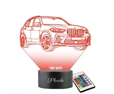 Plexido Lampka Nocna 3D LED Samochód BMW X5