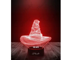 Plexido Lampka Nocna Harry Potter Tiara Twój Napis Grawer Prezent Na Urodziny LED
