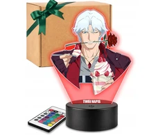 Plexido Lampka Nocna LED 3D Dante Devil May Cry Personalizowana Anime Prezent