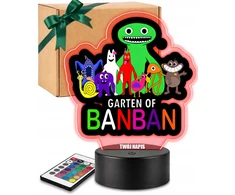 Plexido Lampka Nocna LED 3D Garten of Banban Postacie Imieniem Prezent dla Dziecka