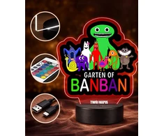 Plexido Lampka Nocna LED 3D Garten of Banban Postacie Imieniem Prezent dla Dziecka