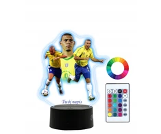 Plexido Lampka Nocna su Nadrukiem LED Ronaldo Luis Nazario