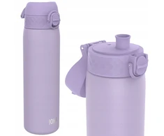 PLIENINIS MOKYKLINIS BUTELAS VAIKŲ BUTELĖLIS PURPURINIS, LENGVAS, ŠVIESUS TEAKABLE ION8 0,6L 600ml