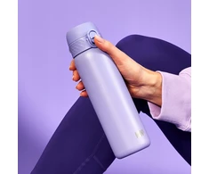 PLIENINIS MOKYKLINIS BUTELAS VAIKŲ BUTELĖLIS PURPURINIS, LENGVAS, ŠVIESUS TEAKABLE ION8 0,6L 600ml
