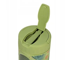 Plieninis pietų termosas vaikams su šaukšteliu, 350 ml, žalias dramblys SASSI