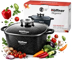 Plieninis puodas 1l 14cm indukcinis/ dujinis hoffner