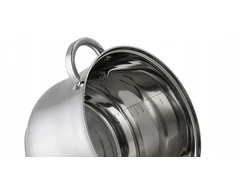 Plieninis puodas 3,5L/20CM DUJŲ ĮVEIKIMO Elitehoff