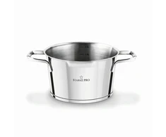 Plieninis PUODAS, INDUKCINIS, NERŪDijantis, dujos Starke Pro Speziale 2.2L 18cm